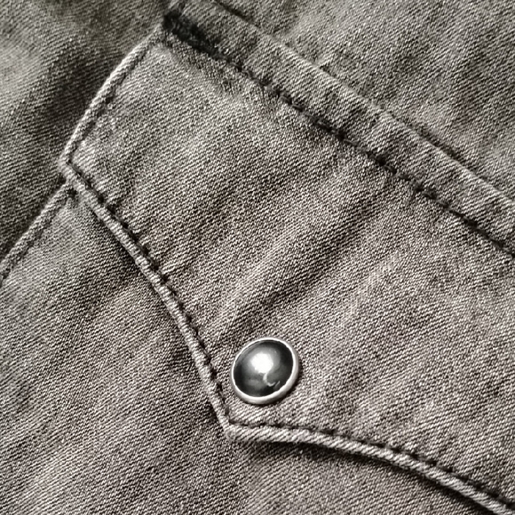 Lucky Brand Dark Brown Casual Button Down Shirt - Picture 4 of 6